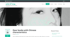 Desktop Screenshot of julieoyang.com